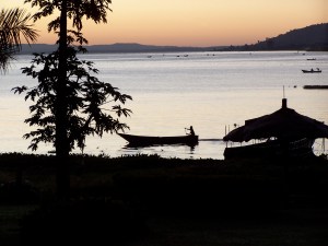 The view not far from my hut. I experienced beautiful sunrises and sunsets with Jesus there.