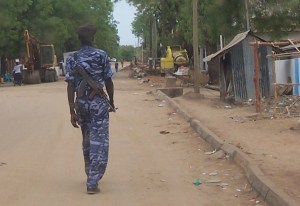 Soldiers in the streets...a reminder.