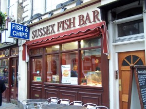 I don't care for fish. But I was in England, so on that day, I loved it!