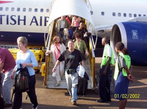 Landing in Entebbe