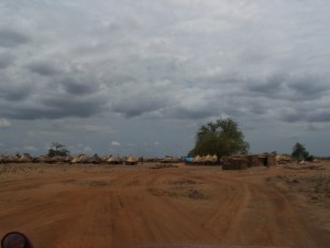 The road we traveled to get to Bor. Yes, I use the word 'road' loosely.