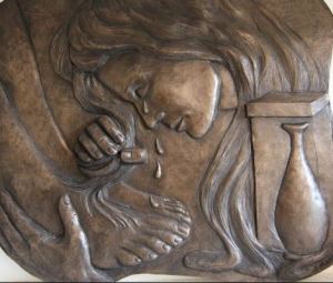 Woman Anointing Jesus Feet 2